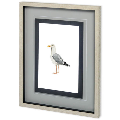 Custom Sea Bird II by Grace Popp a Framed Art Print Matted under Glass by Mercana at Eve Furniture