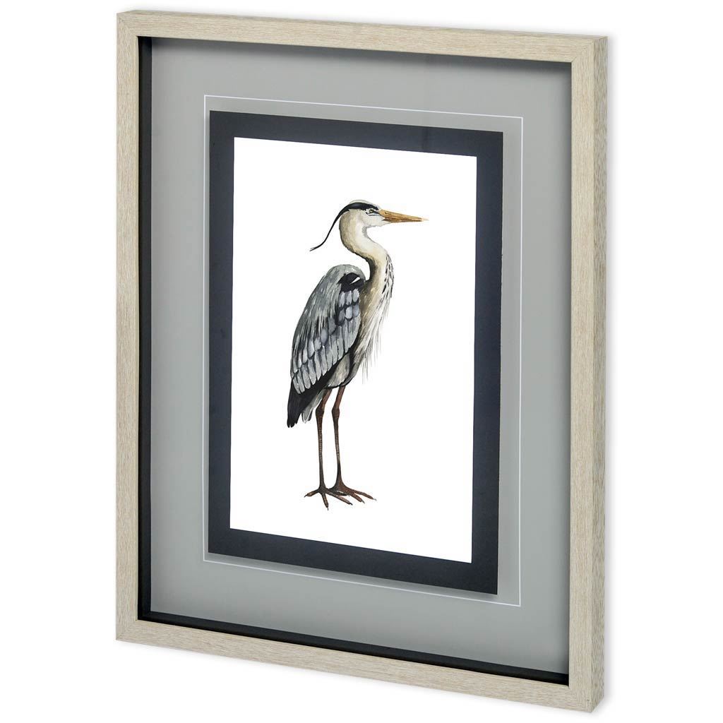 Custom Sea Bird V by Grace Popp a Framed Art Print Matted under Glass by Mercana at Eve Furniture