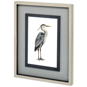 Custom Sea Bird V by Grace Popp a Framed Art Print Matted under Glass by Mercana at Eve Furniture