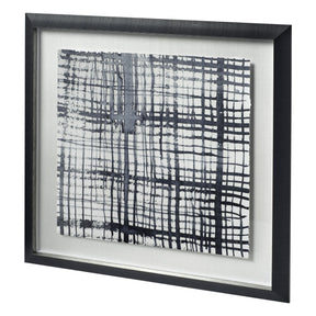 Custom Stylus I by Chariklia Zarris a Hand Embellished Textured Framed Art Print Matted under Glass by Mercana at Eve Furniture