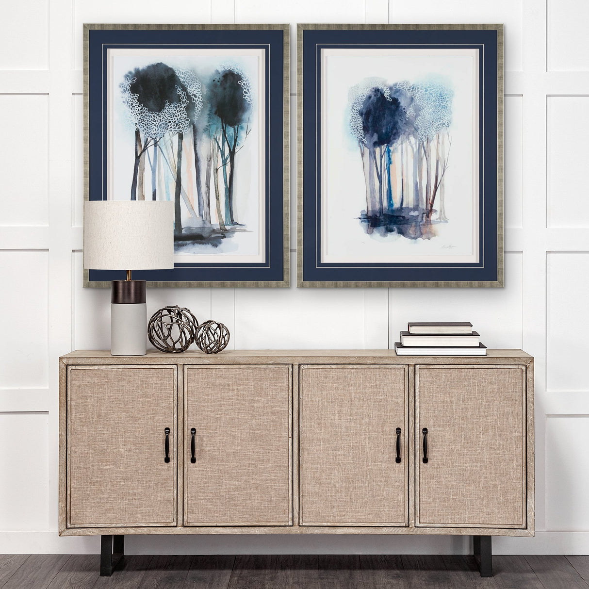 Custom Tranquil Coppice I (MC) by Grace Popp a Framed Art Print Matted under Glass by Mercana at Eve Furniture