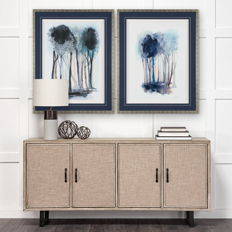 Custom Tranquil Coppice II (MC) by Grace Popp a Framed Art Print Matted under Glass by Mercana at Eve Furniture