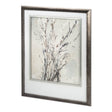 Custom Watercolor Branches I by Samuel Dixon Hand Embellished Framed Art Print Matted under Glass by Mercana at Eve Furniture