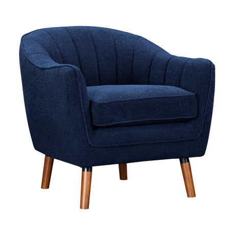 Cutler Blue Accent Chair by Homelegance at Eve Furniture