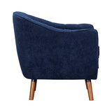 Cutler Blue Accent Chair by Homelegance at Eve Furniture