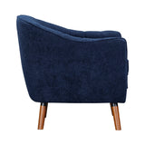 Cutler Blue Accent Chair by Homelegance at Eve Furniture