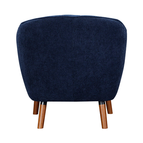 Cutler Blue Accent Chair by Homelegance at Eve Furniture