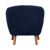 Cutler Blue Accent Chair by Homelegance at Eve Furniture