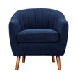 Cutler Blue Accent Chair by Homelegance at Eve Furniture