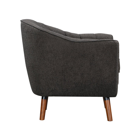 Cutler Charcoal Accent Chair by Homelegance at Eve Furniture