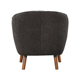 Cutler Charcoal Accent Chair by Homelegance at Eve Furniture