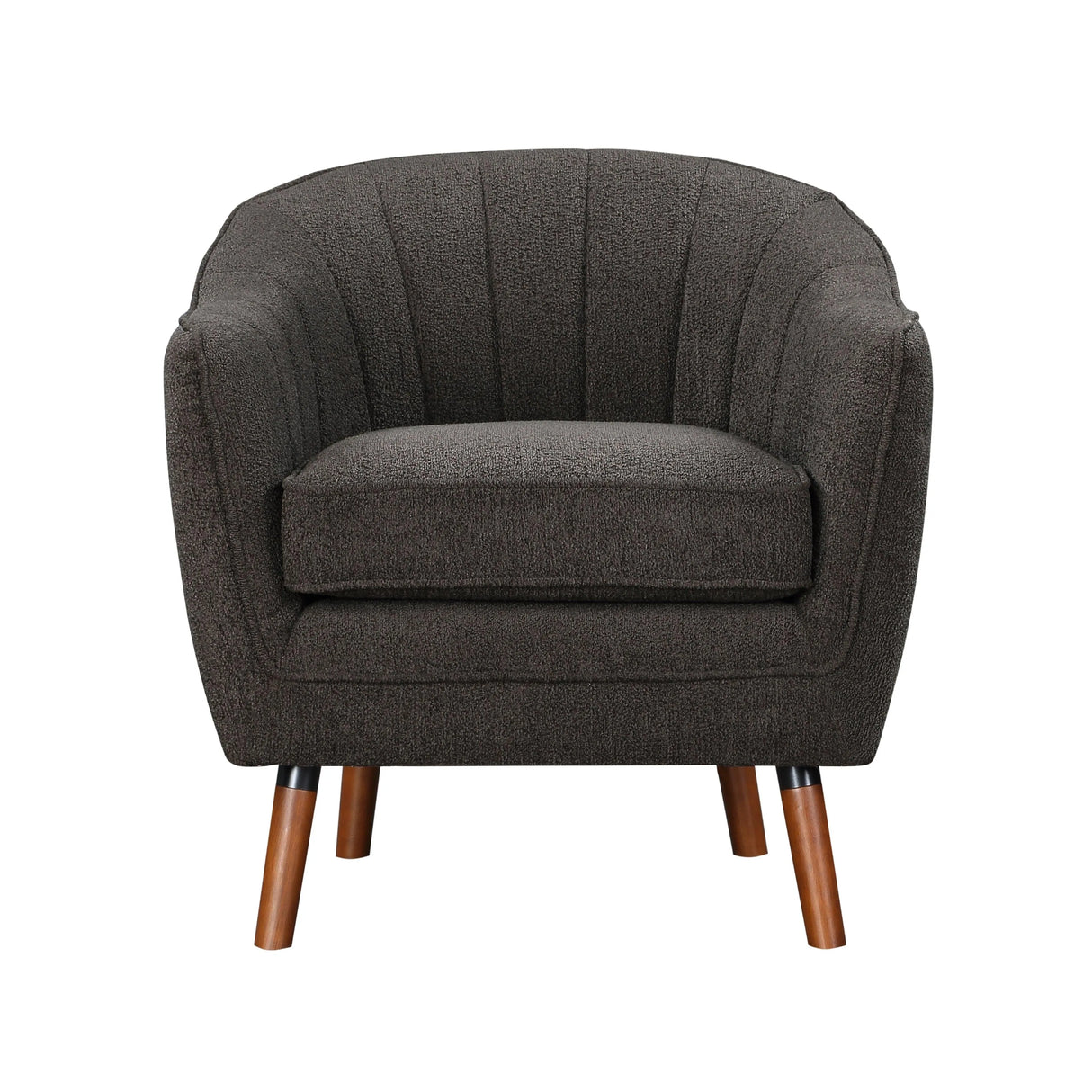 Cutler Charcoal Accent Chair by Homelegance at Eve Furniture