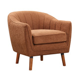 Cutler Rust Accent Chair by Homelegance at Eve Furniture