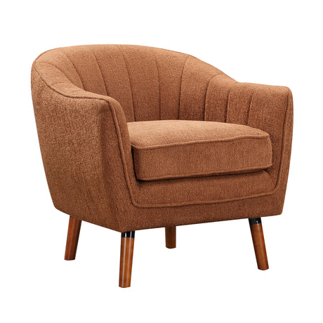 Cutler Rust Accent Chair by Homelegance at Eve Furniture