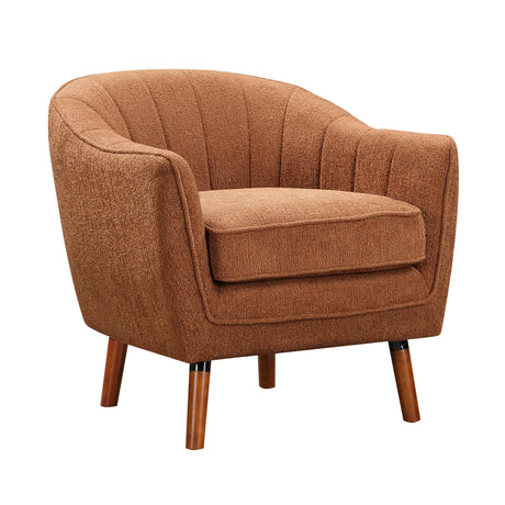 Cutler Rust Accent Chair by Homelegance at Eve Furniture