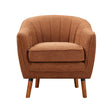 Cutler Rust Accent Chair by Homelegance at Eve Furniture