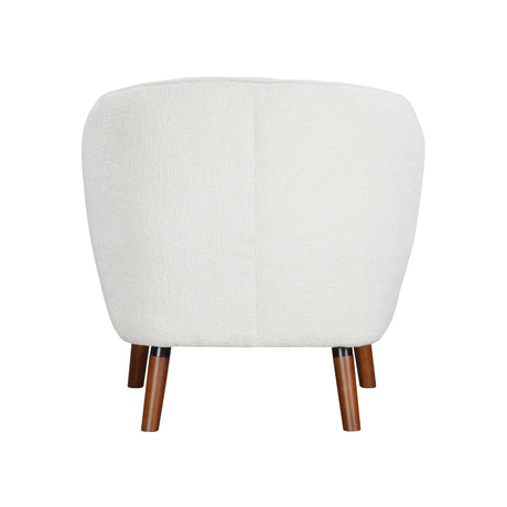 Cutler White Accent Chair by Homelegance at Eve Furniture