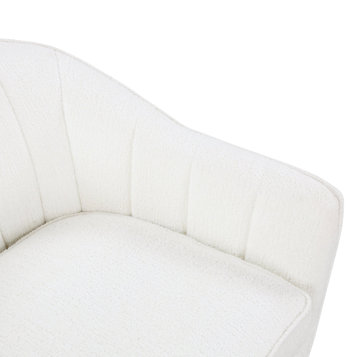 Cutler White Accent Chair by Homelegance at Eve Furniture
