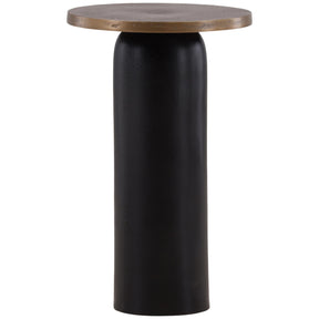 Cyan Side Table, Antique Brass by Dovetail at Eve Furniture