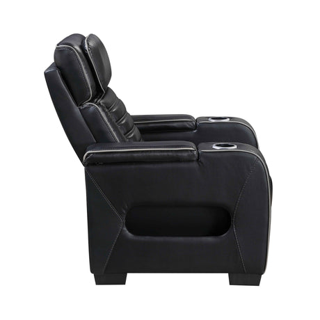 Cyber Black Power Reclining Living Room Set by Homelegance at Eve Furniture