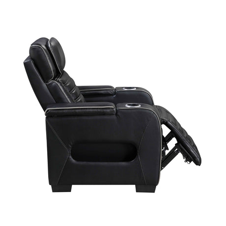 Cyber Black Power Reclining Living Room Set by Homelegance at Eve Furniture