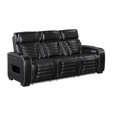 Cyber Black Power Reclining Living Room Set by Homelegance at Eve Furniture