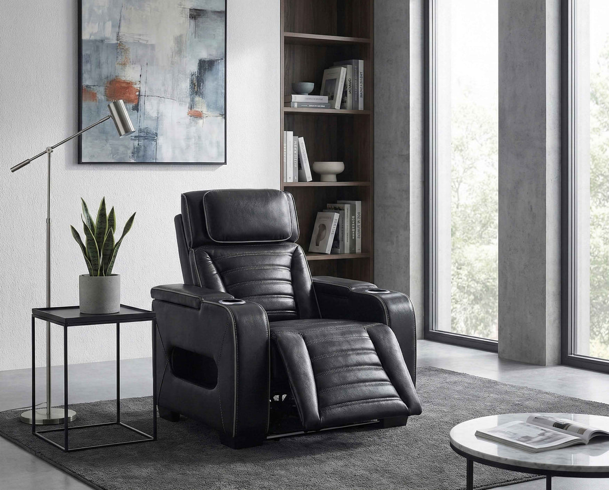 Cyber Black Power Reclining Living Room Set by Homelegance at Eve Furniture