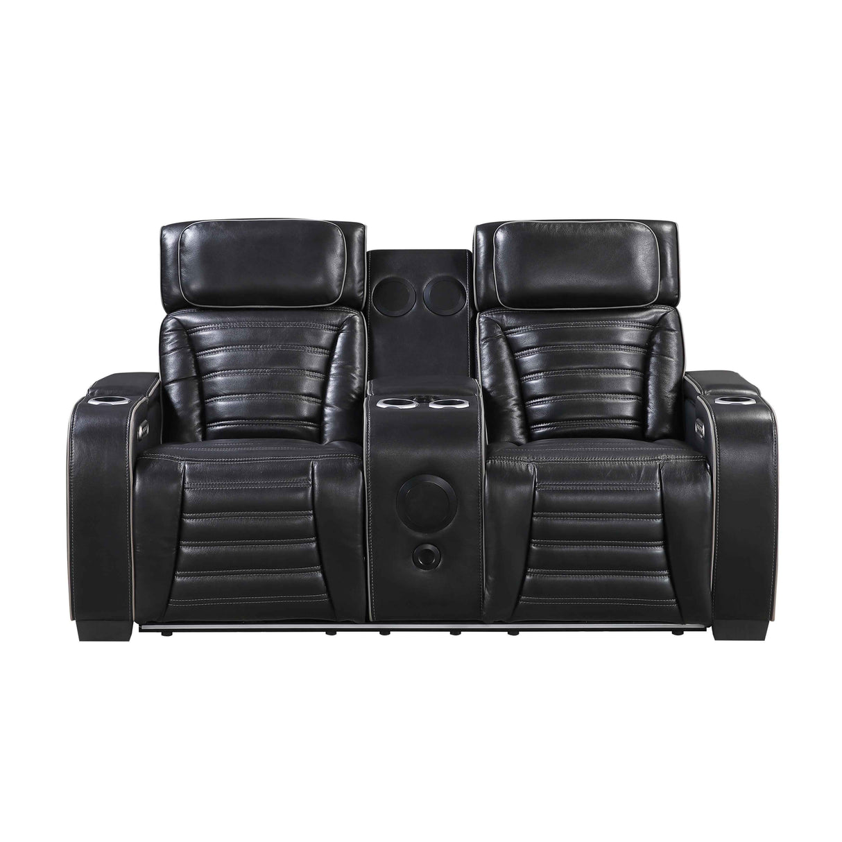 Cyber Black Power Reclining Living Room Set by Homelegance at Eve Furniture
