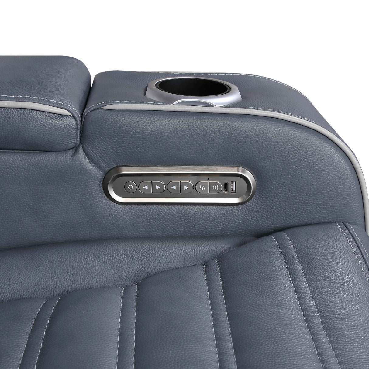 Cyber Blue 3-Piece Power Reclining Living Room Set by Homelegance at Eve Furniture