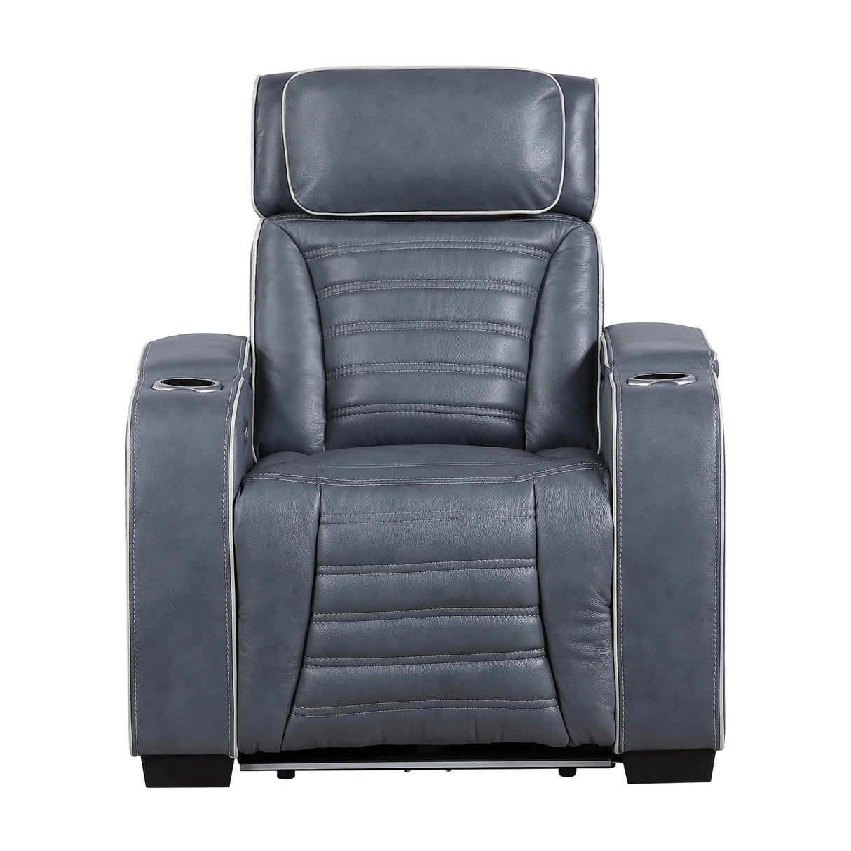 Cyber Blue 3-Piece Power Reclining Living Room Set by Homelegance at Eve Furniture