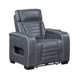 Cyber Blue Power Reclining Living Room Set by Homelegance at Eve Furniture