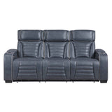 Cyber Blue Power Reclining Living Room Set by Homelegance at Eve Furniture