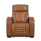 Cyber Brown 3-Piece Power Reclining Living Room Set by Homelegance at Eve Furniture