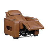 Cyber Brown 3-Piece Power Reclining Living Room Set by Homelegance at Eve Furniture