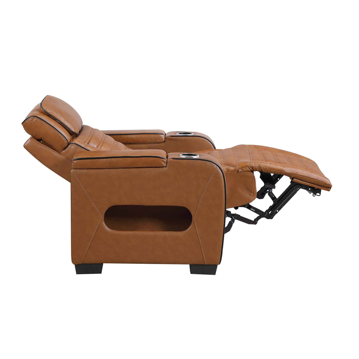 Cyber Brown 3-Piece Power Reclining Living Room Set by Homelegance at Eve Furniture