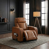 Cyber Brown Power Reclining Chair with Power Headrest by Homelegance at Eve Furniture