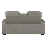 Cyber Gray 3-Piece Power Reclining Living Room Set by Homelegance at Eve Furniture