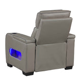 Cyber Gray 3-Piece Power Reclining Living Room Set by Homelegance at Eve Furniture