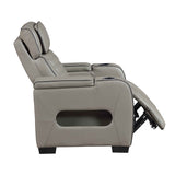 Cyber Gray 3-Piece Power Reclining Living Room Set by Homelegance at Eve Furniture
