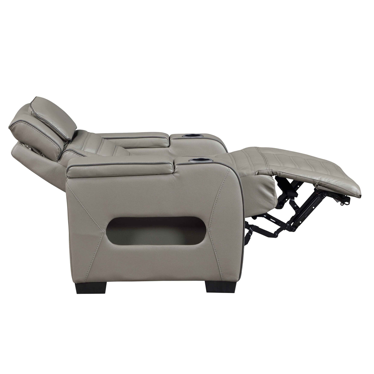 Cyber Gray 3-Piece Power Reclining Living Room Set by Homelegance at Eve Furniture