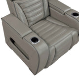Cyber Gray 3-Piece Power Reclining Living Room Set by Homelegance at Eve Furniture