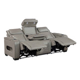 Cyber Gray 3-Piece Power Reclining Living Room Set by Homelegance at Eve Furniture
