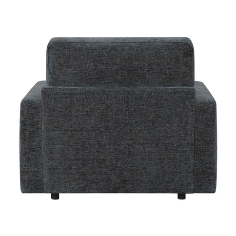 Cyber Gray Power Double Reclining Loveseat with Center Console by Homelegance at Eve Furniture