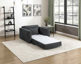 Cyber Gray Power Double Reclining Loveseat with Center Console by Homelegance at Eve Furniture