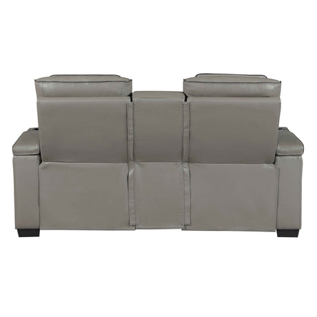 Cyber Gray Power Reclining Living Room Set by Homelegance at Eve Furniture