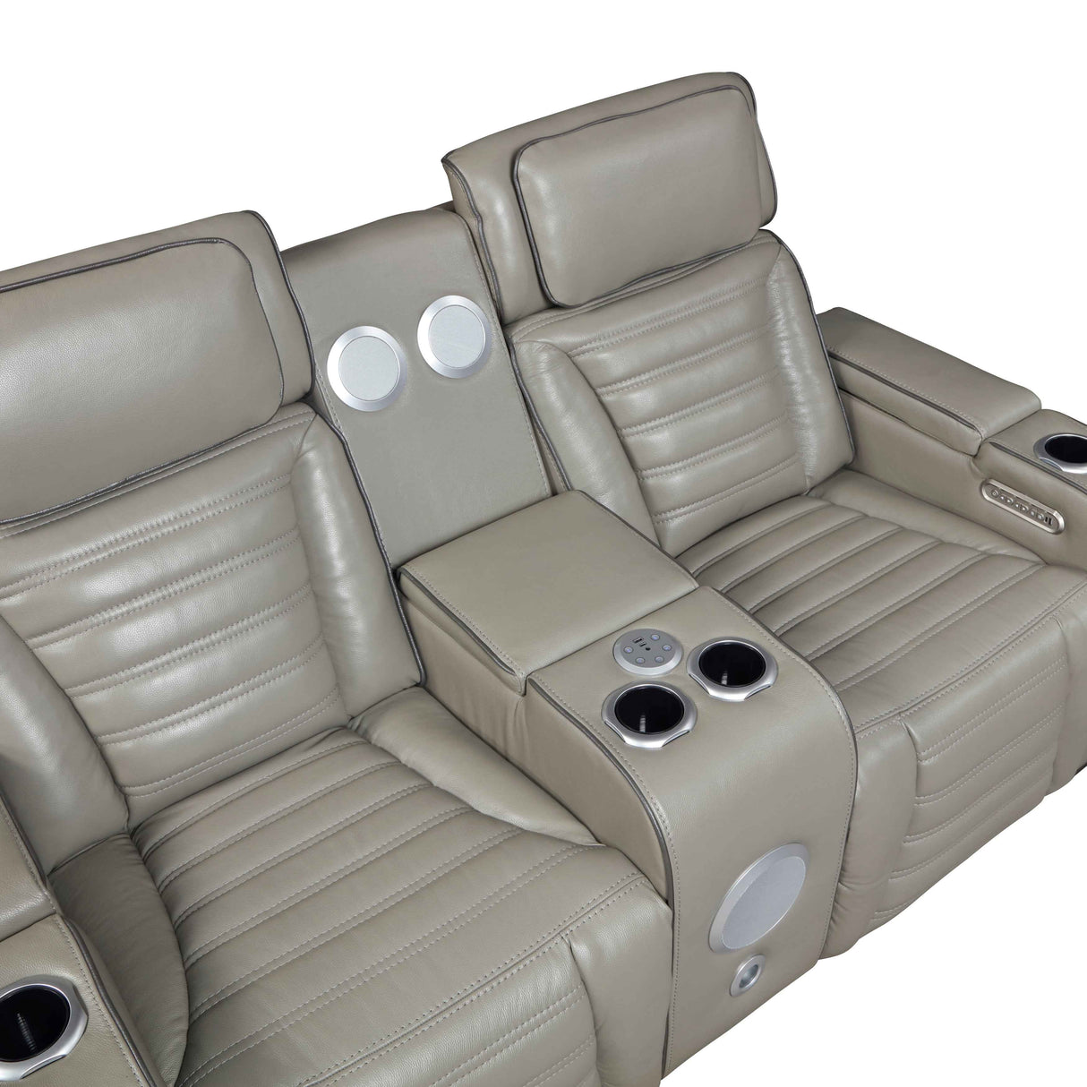 Cyber Gray Power Reclining Living Room Set by Homelegance at Eve Furniture