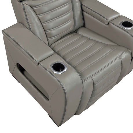 Cyber Gray Power Reclining Living Room Set by Homelegance at Eve Furniture