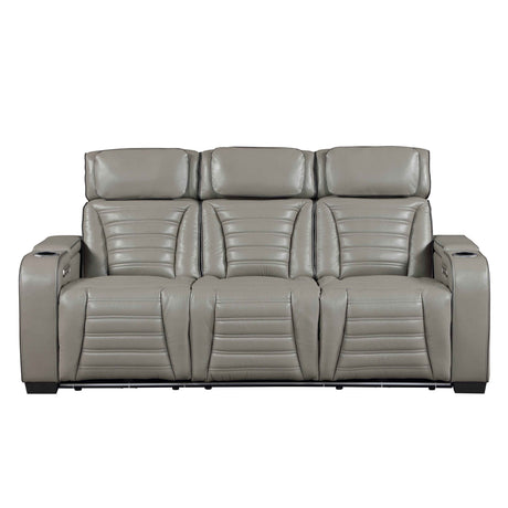 Cyber Gray Power Reclining Living Room Set by Homelegance at Eve Furniture