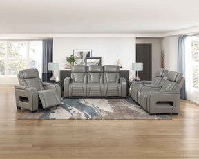 Cyber Gray Power Reclining Living Room Set by Homelegance at Eve Furniture