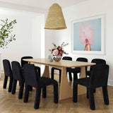 Cybill Natural Ash Rectangular Dining Table by TOV Furniture at Eve Furniture